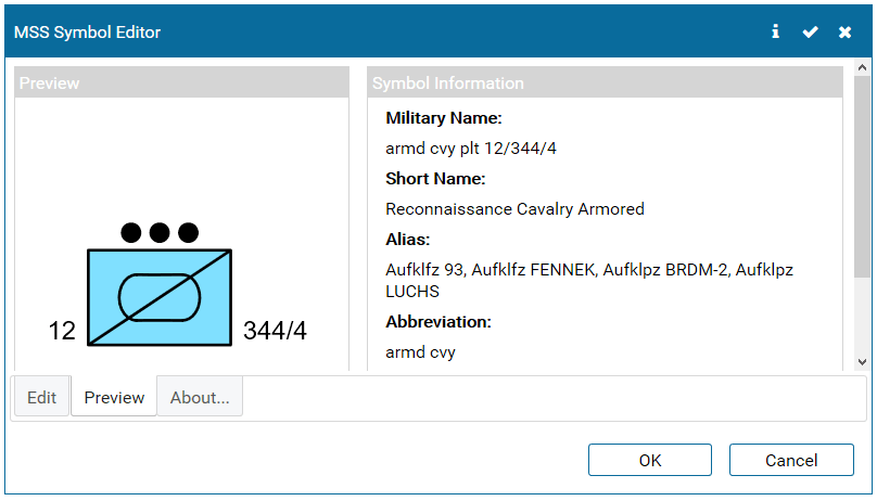 Preview Tab of MSS Symbol Editor in Easy Symbol