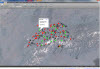 Beispiel für MssDraw, das MilX-Layer mit Stiften bestimmter Positionen auf dem Hintergrund der OpenStreet Map WMTS-Karte zeigt